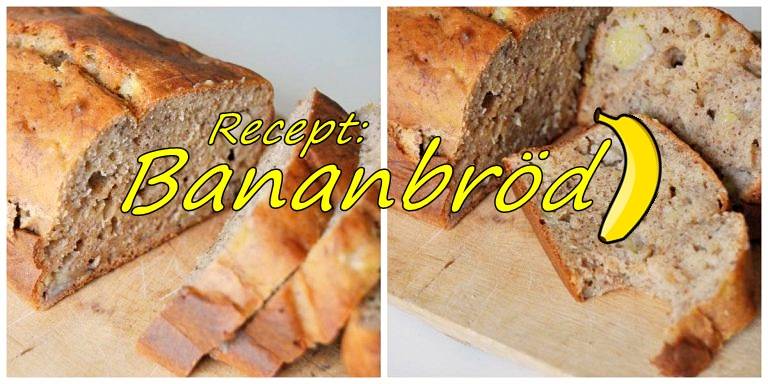 Bananbröd recept