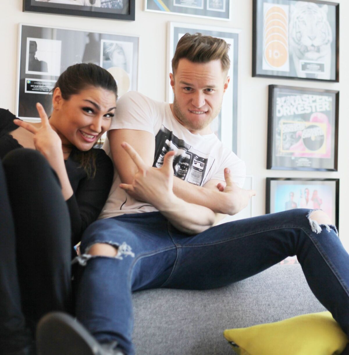 Olly Murs i en Dubsmash med finest redaktören Kavita